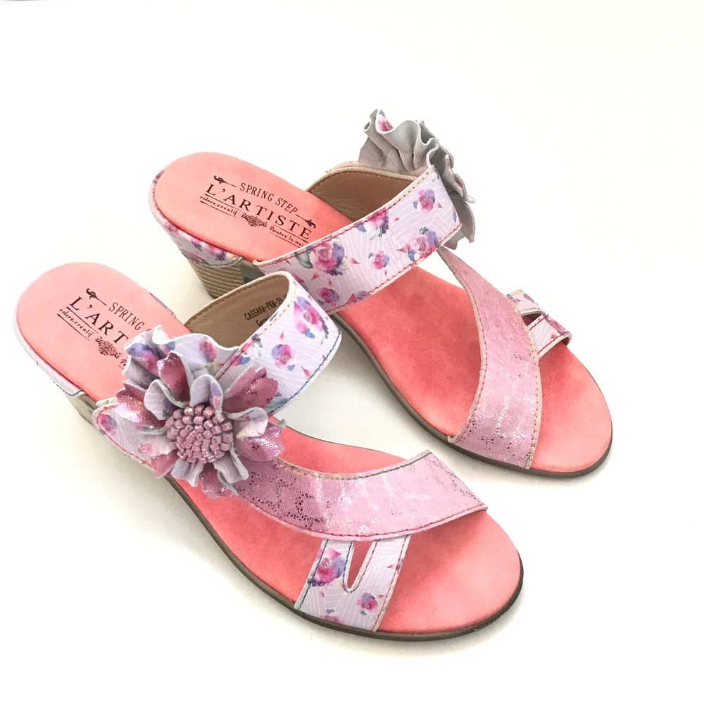 L’ARTISTE Cassana Sandals Pink Women’s Size 8.5 - EU 39